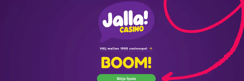 Jalla Casino startsida